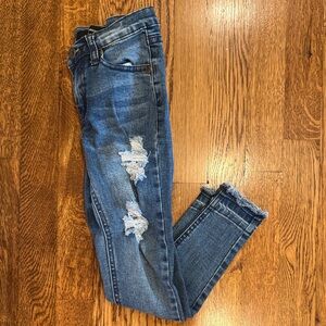 Contraband Kids Distressed Blue Jeans Size 6